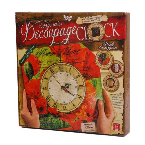 Набір для творчості "Decoupage Clock", ДТ-ОО-09-13