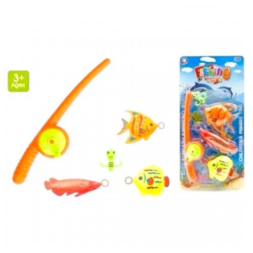 Рибалка вудка, рибки, планшет 19*38см, KM6855-KI