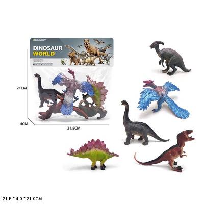 Тварини динозаври, по 5 шт пакет. 21,5*21*4см Тварини динозаври, по 5 шт пакет. 21,5*21*4см