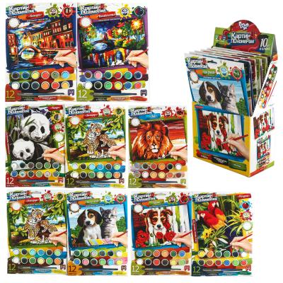 Набор для творчества "Картина по номерам" мини, ДТ-ОО-09132 Набор для творчества "Картина по номерам" мини, ДТ-ОО-09132