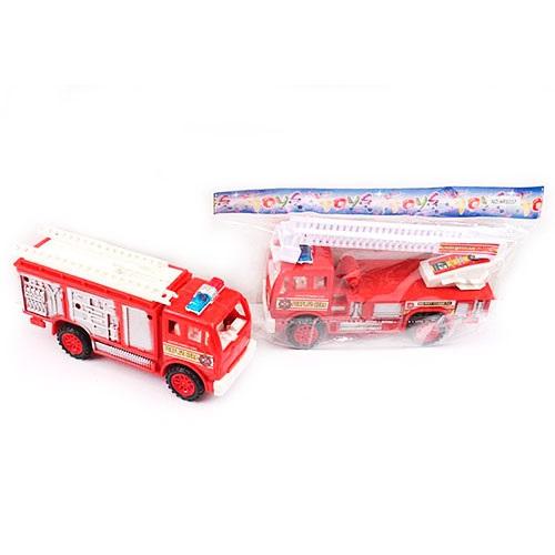 Пожарная машина, инерц-я, 2 вида, в кульке, HR5037