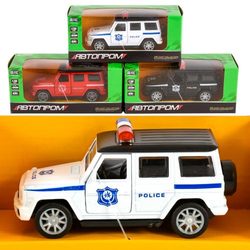 Полицейская машина "АВТОПРОМ", металл, в кор-ке, 7T-3250