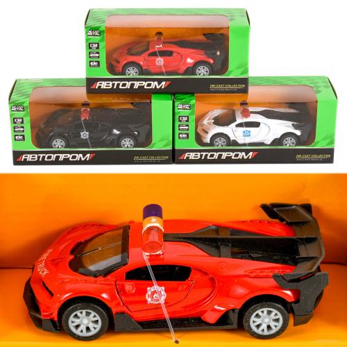 Спортивная машина "АВТОПРОМ", металл, микс цветов, в кор-ке, 7T-3252