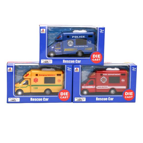 Полицейская машина, металл, микс цветов, в кор-ке, DS828 Полицейская машина, металл, микс цветов, в кор-ке, DS828