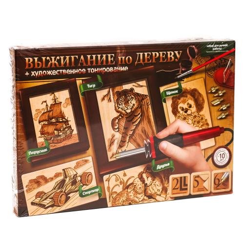 Набір дитячої творчості "Випалювання по дереву", ДТ-ОО-09139
