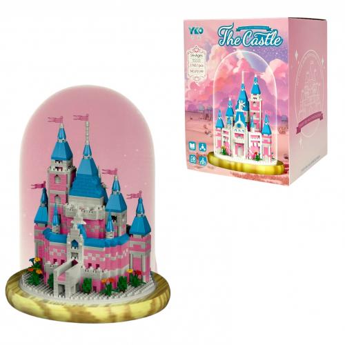 Конструктор РОЖЕВИЙ ЗАМОК під куполом, P2199