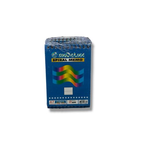 Блокнот, на пружині, в клiтинку, розмір А7, SP037013