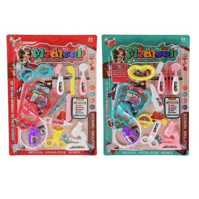 Набір лікаря ( 2 кольори, стетоскоп, шприц планш. 28*3*43 см)