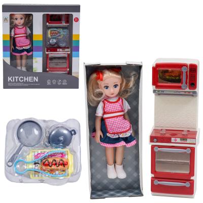 Іграшковий набір "Лялька та кухня"
