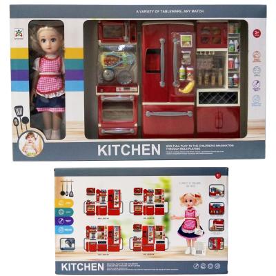 Іграшковий набір "Лялька + кухня", LS9314K