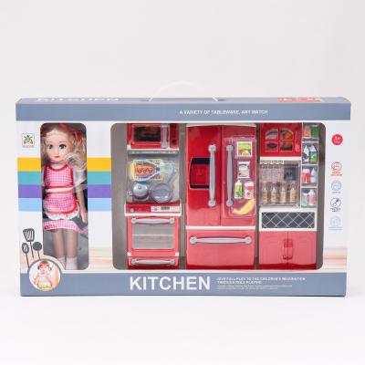 Іграшковий набір "Лялька + кухня", LS9314K