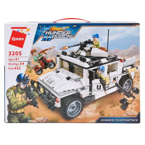 Конструктор Qman, 452 детали, 3205 Qman