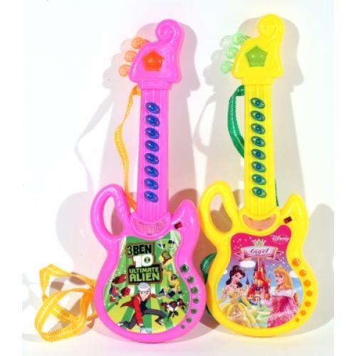 Гитара, 4 вида, в кульке, GY 555-4-5-6-10 Гитара, 4 вида, в кульке, GY 555-4-5-6-10