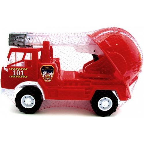 Пожарная машина, с каской, в сетке, ОР 027 в 2 Пожарная машина, с каской, в сетке, ОР 027 в 2