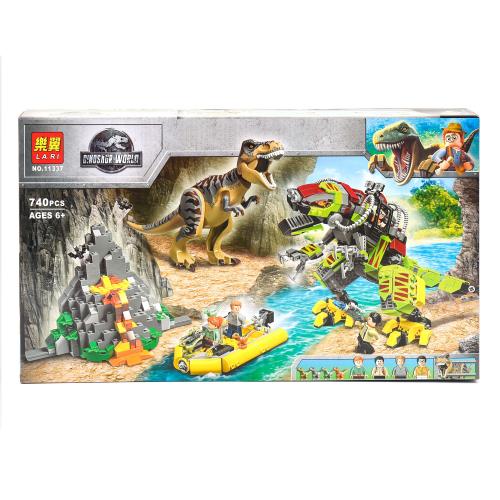 Конструктор BELA "Парк Юрского периода", 740 деталей, BELA 11337