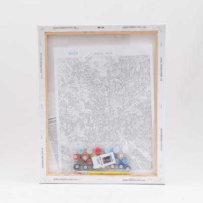 Набор для росписи по номерам "Волшебная Бельгия", 40х50 см, ID-KHO2145