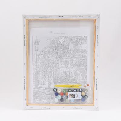 Набор для росписи по номерам "Уютное кафе", 40х50 см, ID-KHO2150