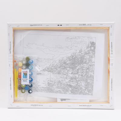 Набор для росписи по номерам "Прибрежный отдых", 40х50 см, ID-KHO2164