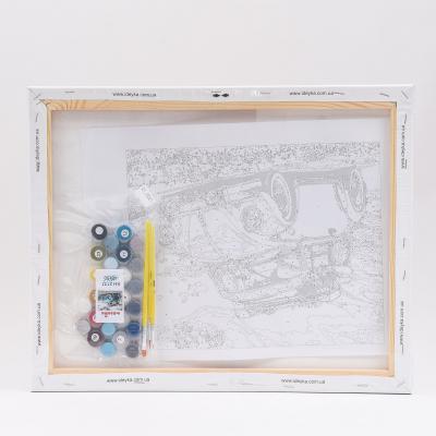 Набор для росписи по номерам "Назад в прошлое", 40х50 см, ID-KHO2171