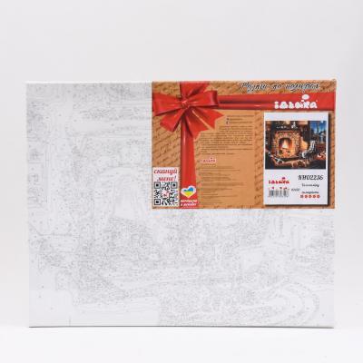 Набор для росписи по номерам "У камина", 40х50 см, ID-KHO2236