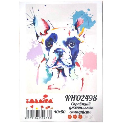 Набор для росписи по номерам "Настоящий джентльмен", 40х50 см, ID-KHO2498