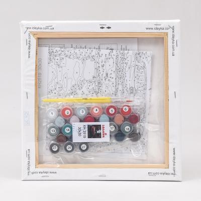 Набор для росписи по номерам "Скорость и мощь", 30х30 см, ID-KHO2519