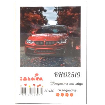 Набор для росписи по номерам "Скорость и мощь", 30х30 см, ID-KHO2519
