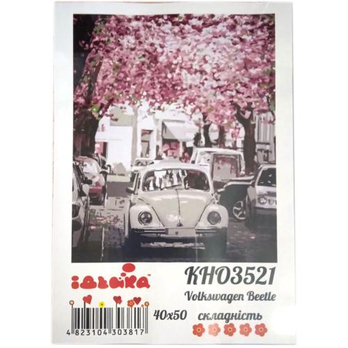 Набор для росписи по номерам "Volkswagen Beetle", 40х50 см, ID-KHO3521