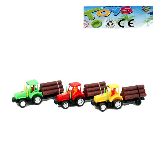 Трактор инерционный с прицепом, 099-10