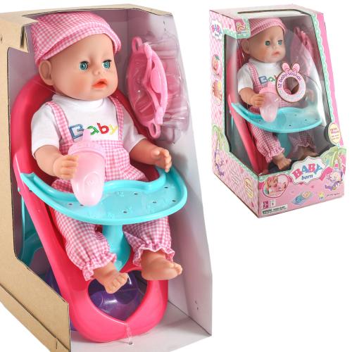 Пупс ВВ со стулом для кормленияв, NEW406C