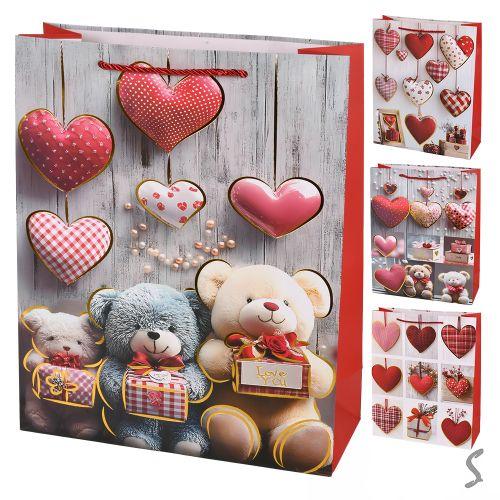 Пакет подарунковий паперовий M "Love" 26*32*10см, R34451-M Пакет подарунковий паперовий M "Love" 26*32*10см, R34451-M