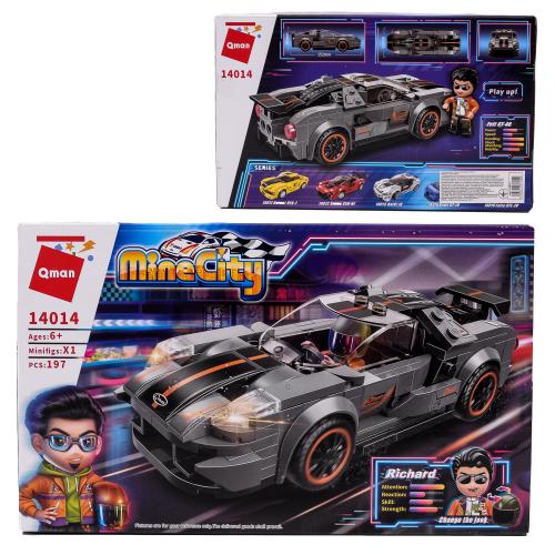 Конструктор Qman, 197 деталей, 14014 Qman