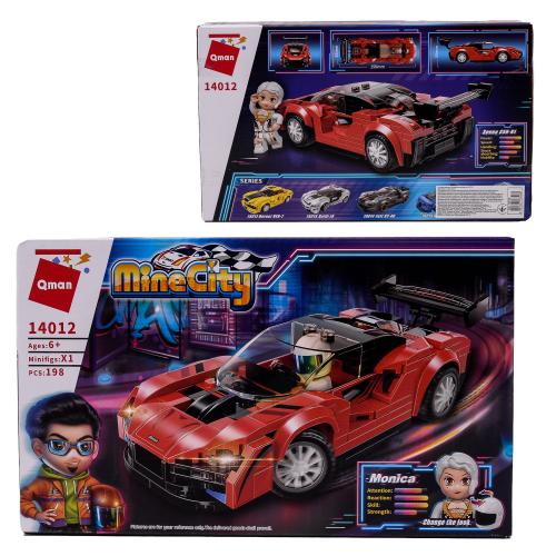 Конструктор Qman, 198 деталей, 14012 Qman