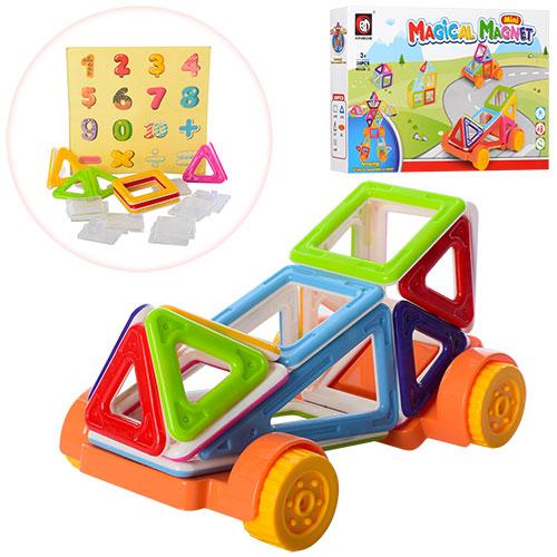 Конструктор магнитный, 38 деталей, M032B-1-2-3