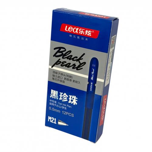 Ручка гелева Black pearl М21 Синя, M21-BLUE Ручка гелева Black pearl М21 Синя, M21-BLUE