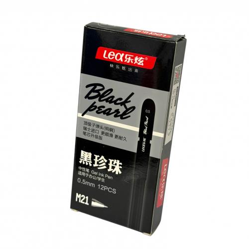 Ручка гелева Black pearl М21 Чорна, M21-BLACK Ручка гелева Black pearl М21 Чорна, M21-BLACK