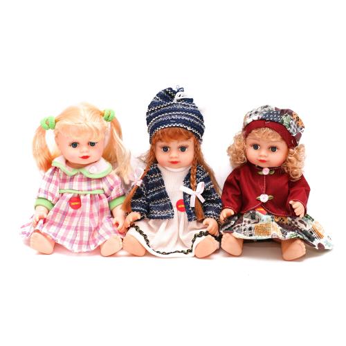 Лялька Алінка, музична, 4 види, в сумці, 5066-69-75-76