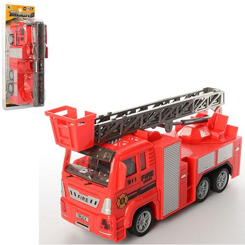Пожарная машина, инерц-я, в слюде, 89002C-5