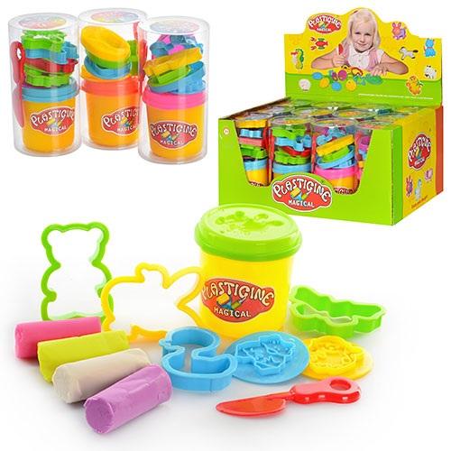 Пластилин, 4 цвета, 12 шт., в дисплее, MK 0416 Пластилин, 4 цвета, 12 шт., в дисплее, MK 0416