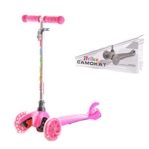 Самокат MINI, 5 цветов, 3 кол, в кор-ке, BB3-013-4