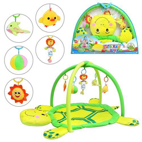 Коврик для младенца, с погремушками, в сумке, 898-12 B Коврик для младенца, с погремушками, в сумке, 898-12 B