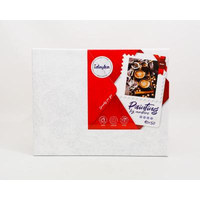 Набір для розпису по номерах. "Кавова романтика" 40х50см, ID-KHO5634