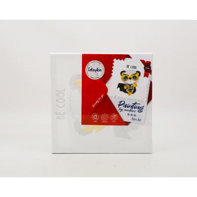 Набір для розпису по номерах. "Крутезна панда" 30х30см, ID-KHO6015