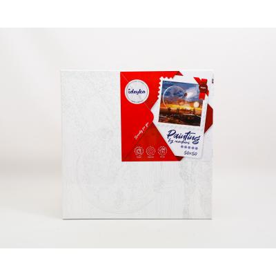 Набір для розпису по номерах. "Космічна пустеля з фарбами металiк" 50*50см, ID-KHO9541