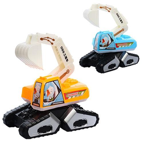 Экскаватор инер-й, микс цветов, в кульке, 088-16