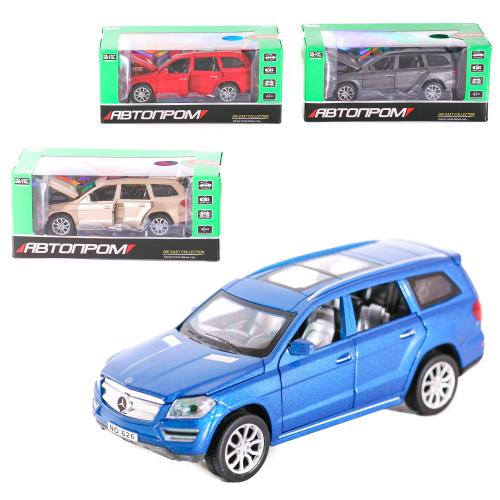 Внедорожник "АВТОПРОМ", металл, микс цветов, в кор-ке, 7T-7640