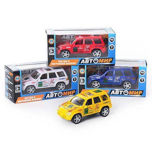 Полицейская машина, металл, микс цветов, в кор-ке, 616-10 RW