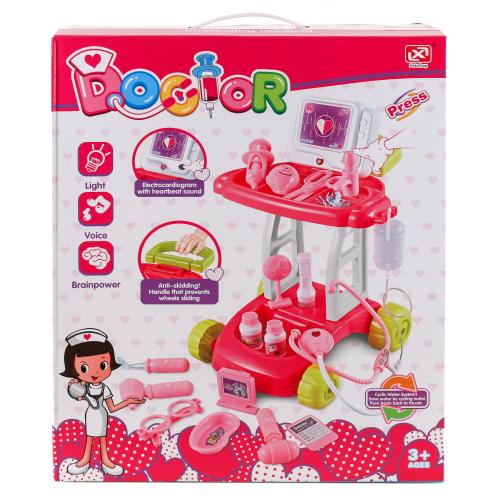 Набор доктора, с тележкой, 8125-3