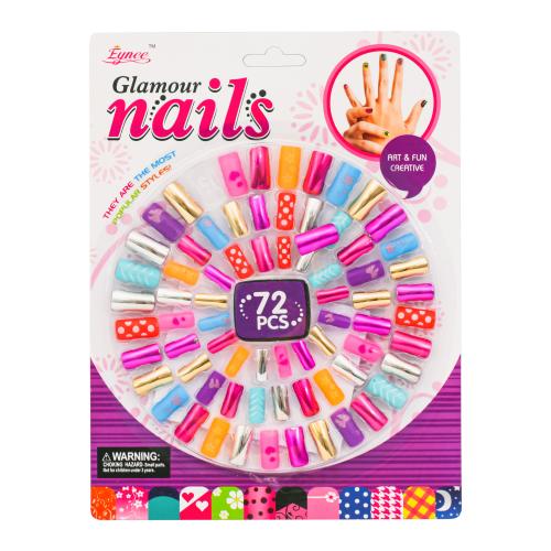 Набір накладних нігтів для дівчаток, C3456 Набір накладних нігтів для дівчаток, C3456