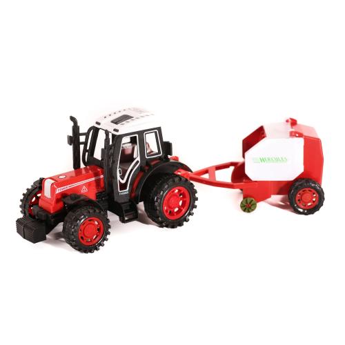 Трактор с прицепом, инерц-й, в слюде, 4007A-2 Трактор с прицепом, инерц-й, в слюде, 4007A-2